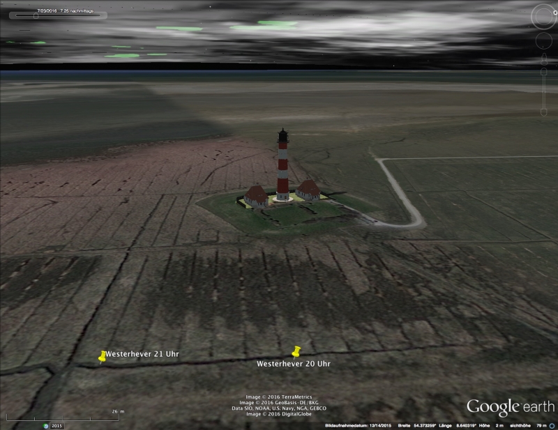 Google Earth Westerhever 20 Uhr