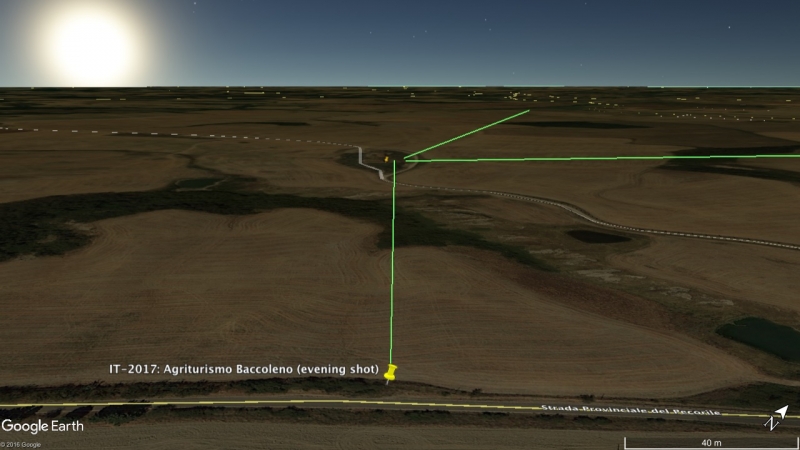 Google-Earth - Agriturismo Baccoleno (evening)
